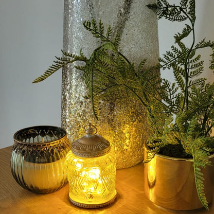 LED Motif Apple Lantern
