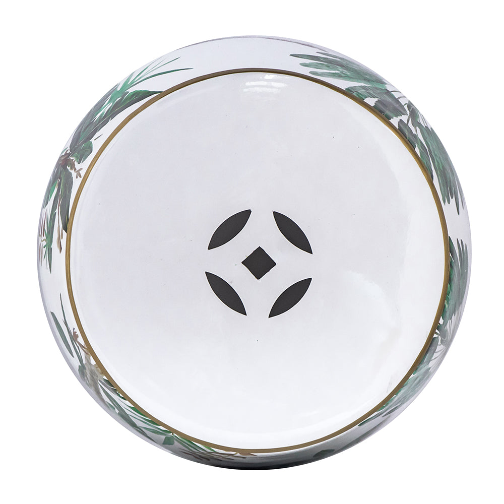 Leopard Ceramic Side Table