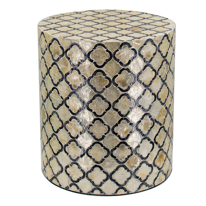 Round Eliat Shell Side Table