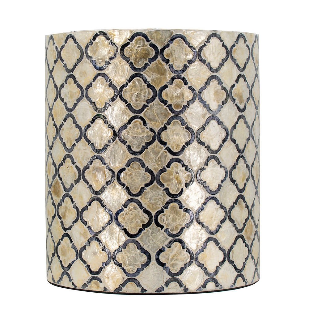 Round Eliat Shell Side Table