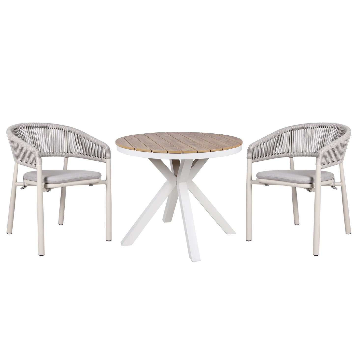 Sand White Outdoor Dining Chair - Light Grey (Set of 2)