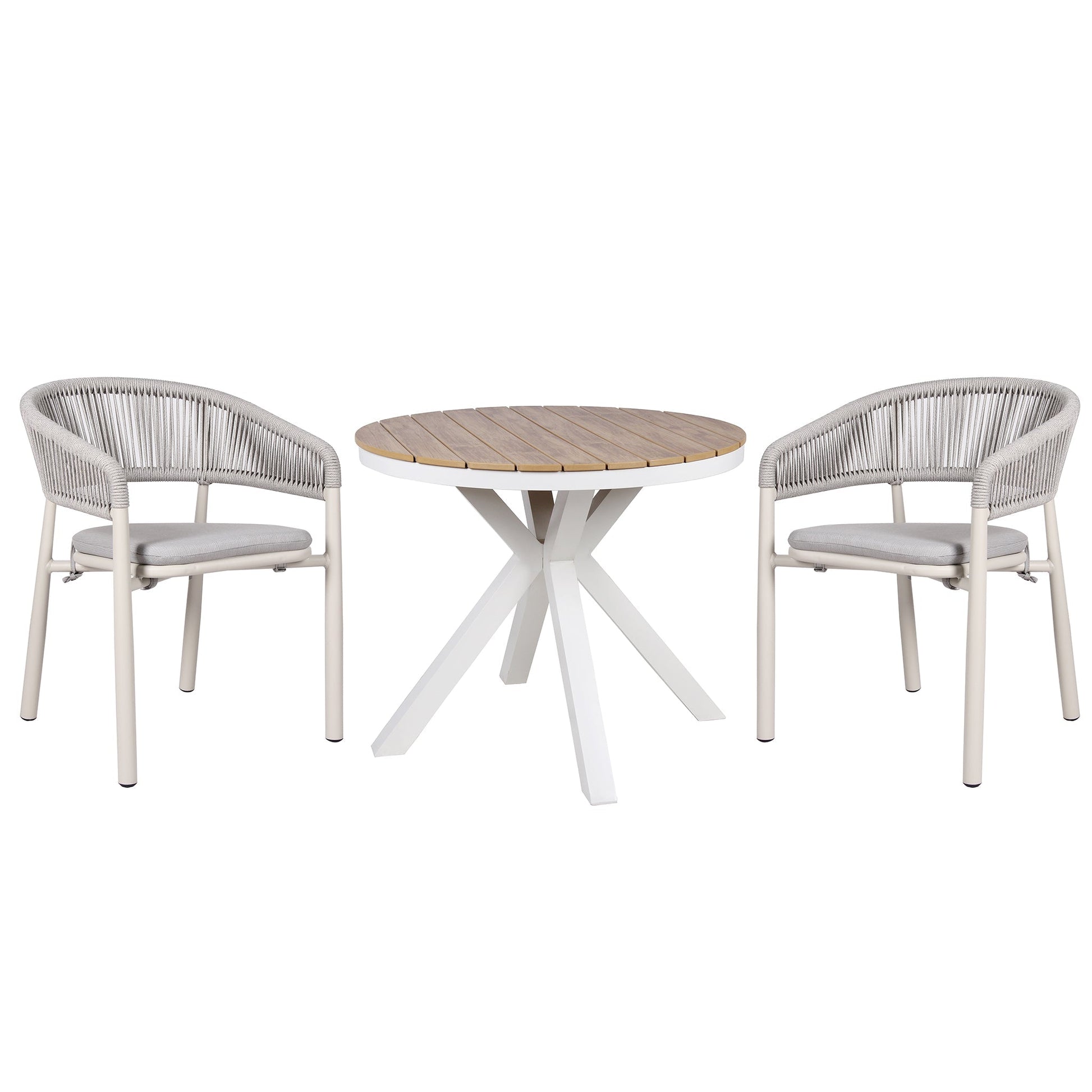 Sand White Outdoor Dining Chair - Light Grey (Set of 2)