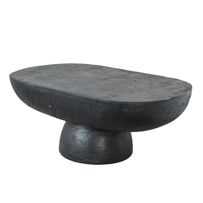 Oval Cement Coffee Table