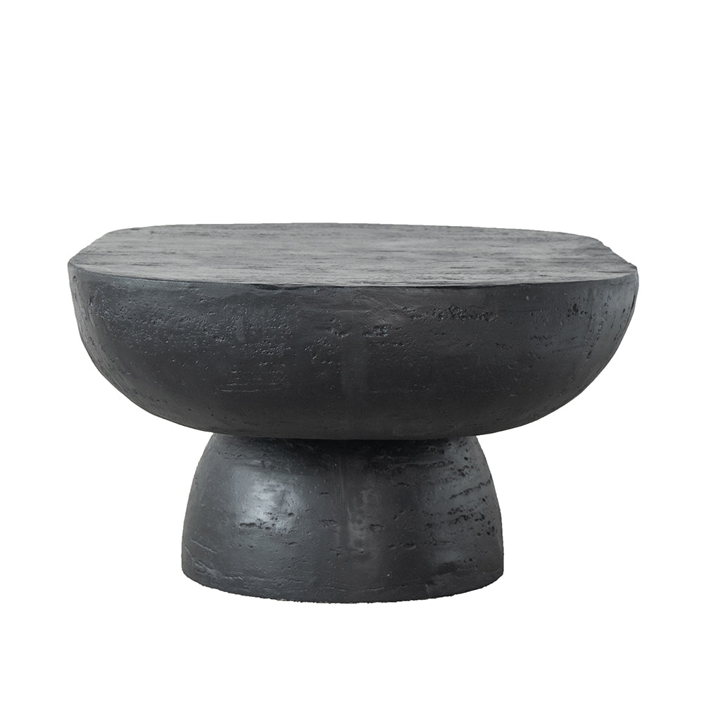Oval Cement Coffee Table