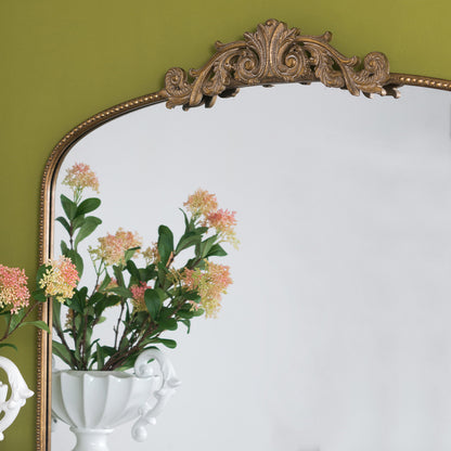 Gold Vintage Arch Mirror