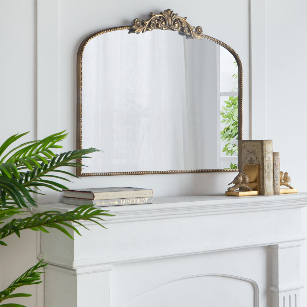 Gold Vintage Arch Mirror