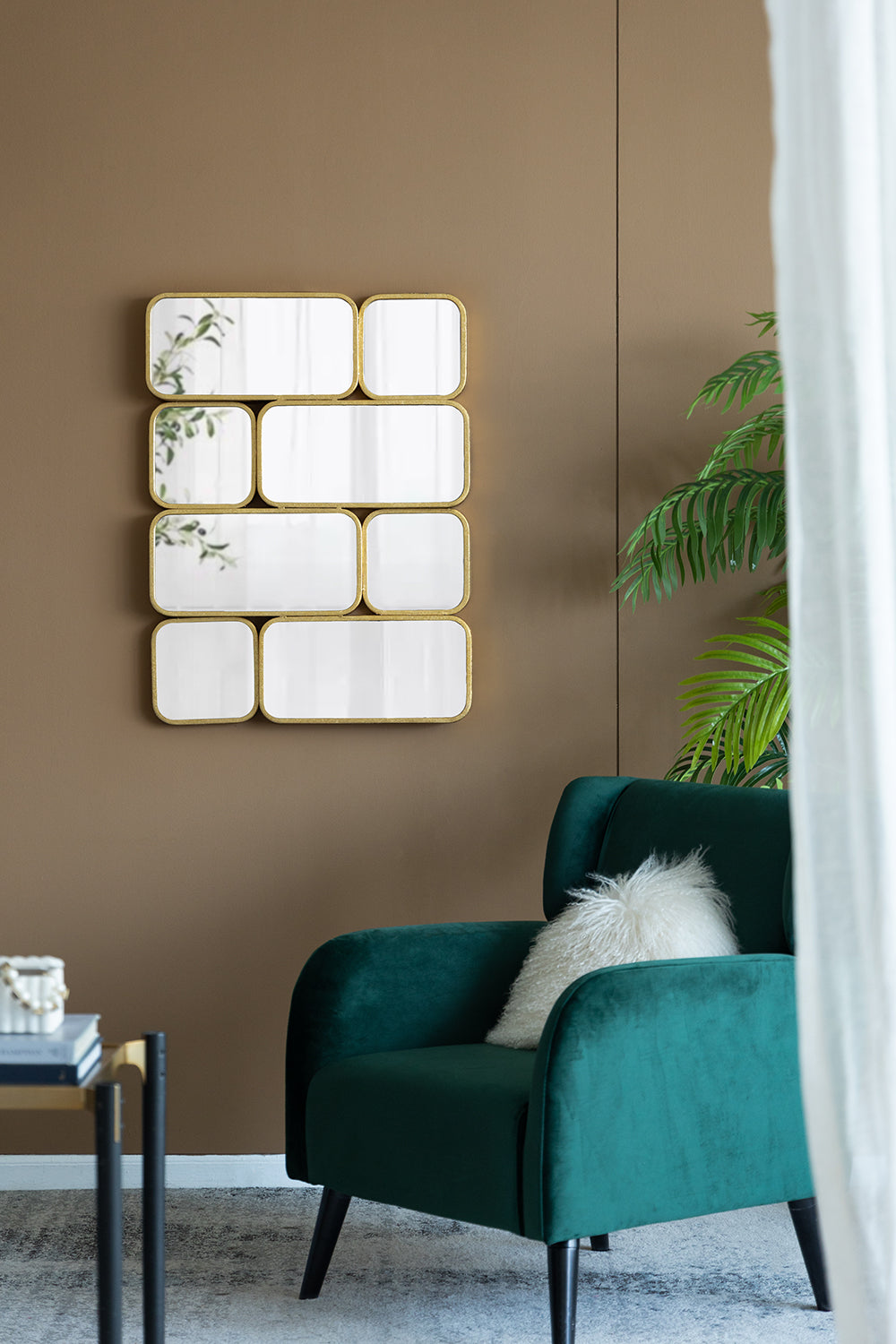 Golden Eye Wall Mirror