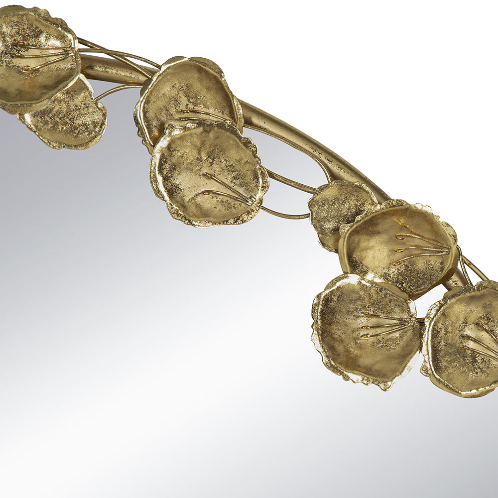 Gold Leaf Wall Mirror