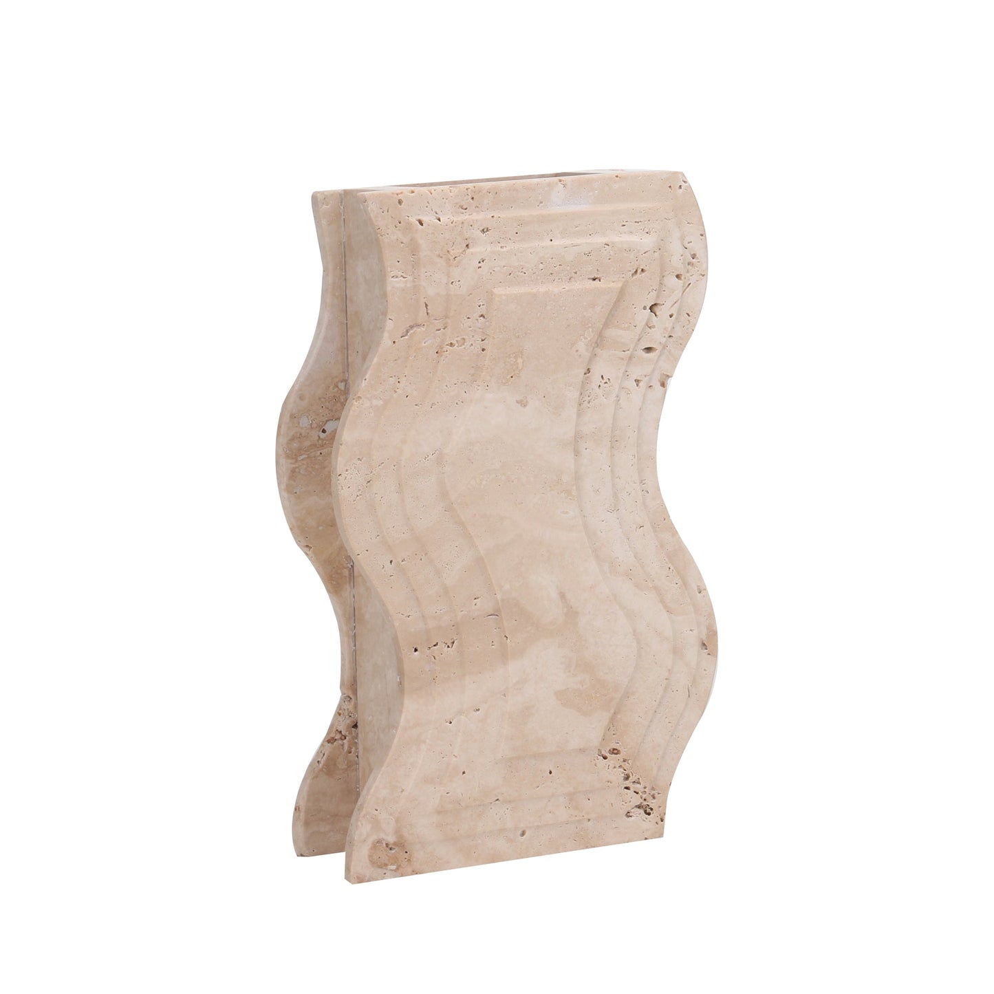 Curve Marble Base - Beige