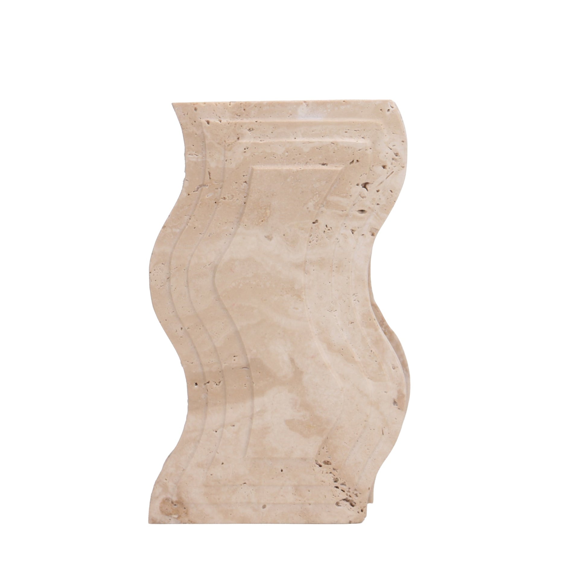 Curve Marble Base - Beige