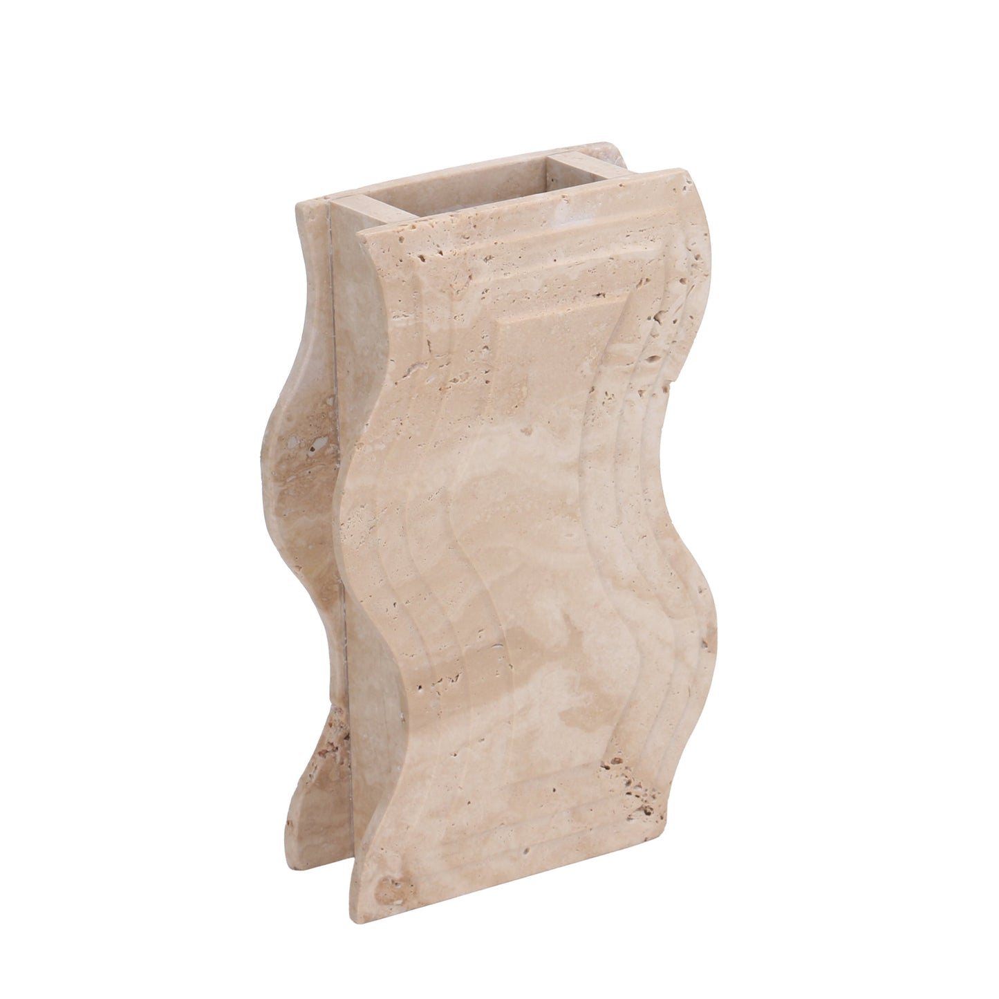Curve Marble Base - Beige