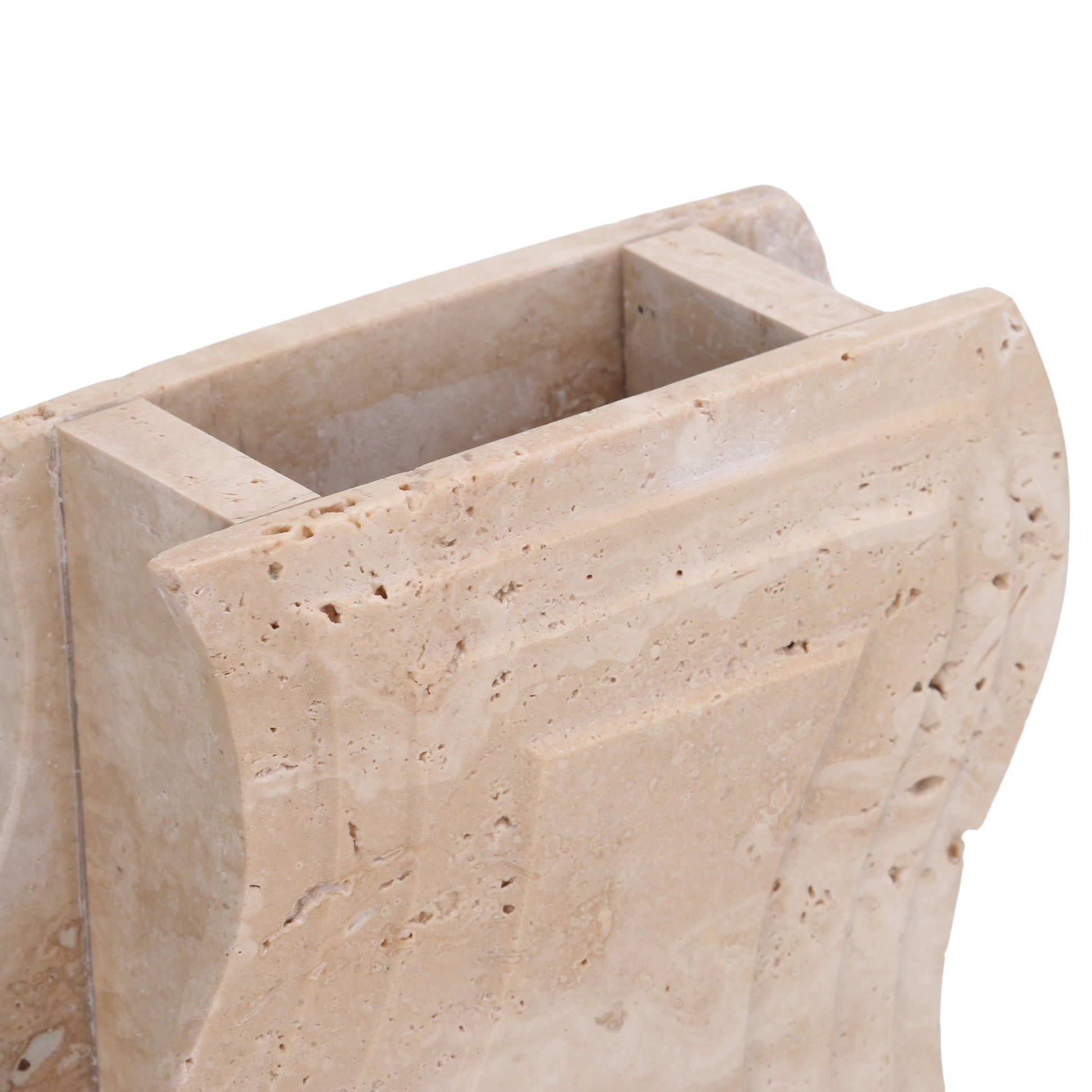 Curve Marble Base - Beige