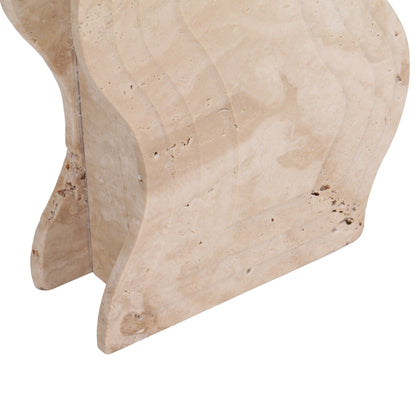 Curve Marble Base - Beige