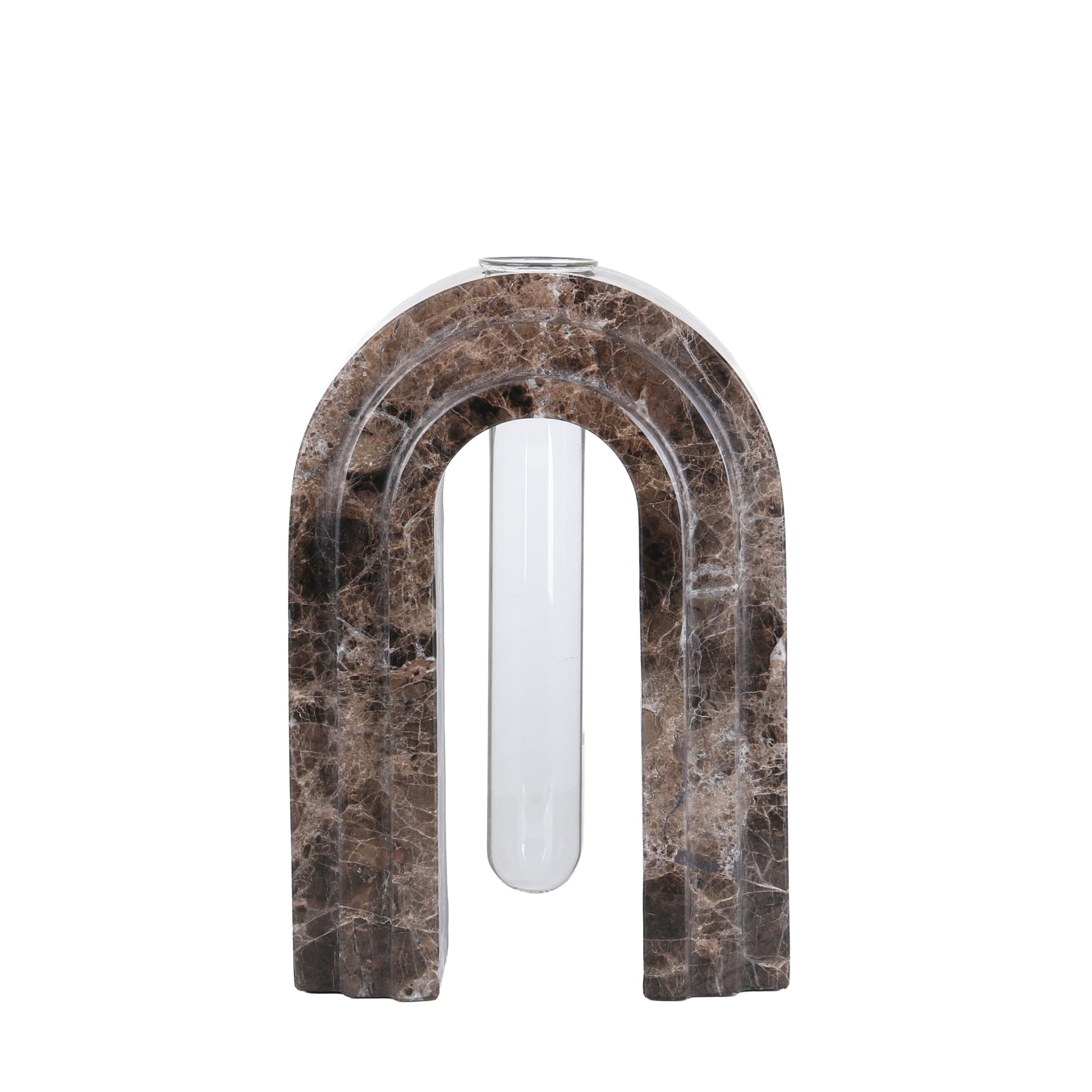 Marble Arch Vase - Dark Coffee