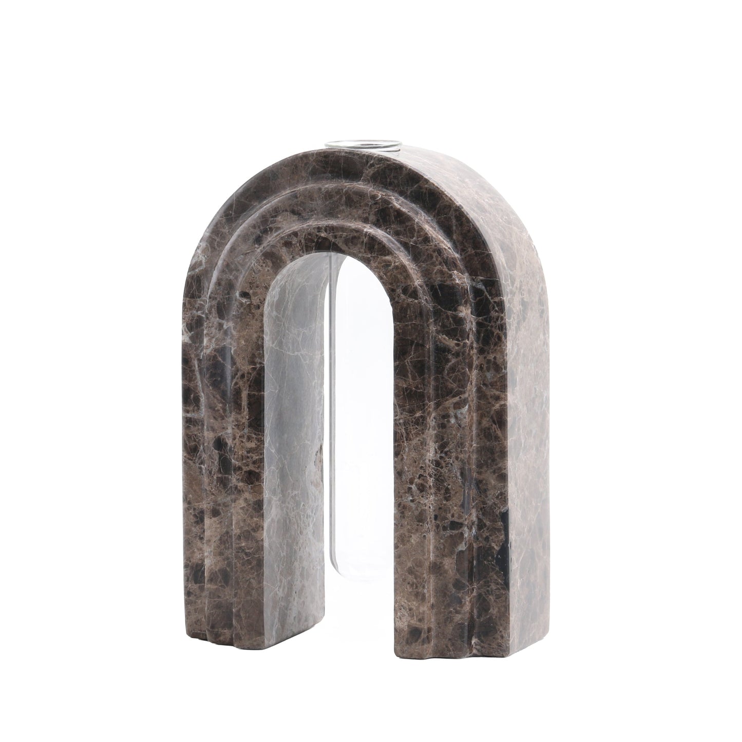 Marble Arch Vase - Dark Coffee
