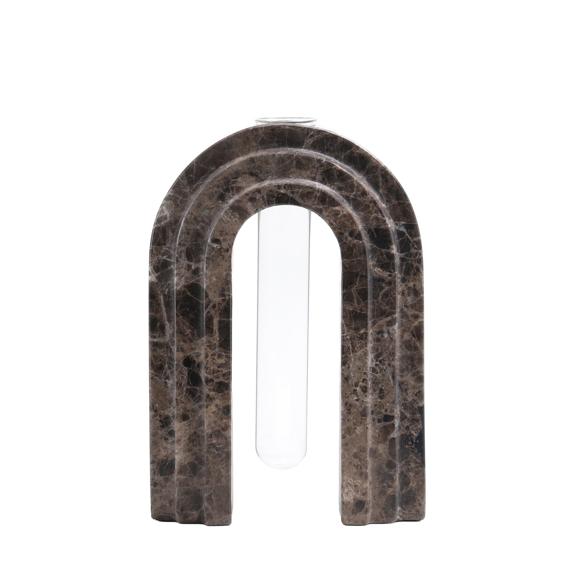 Marble Arch Vase - Dark Coffee