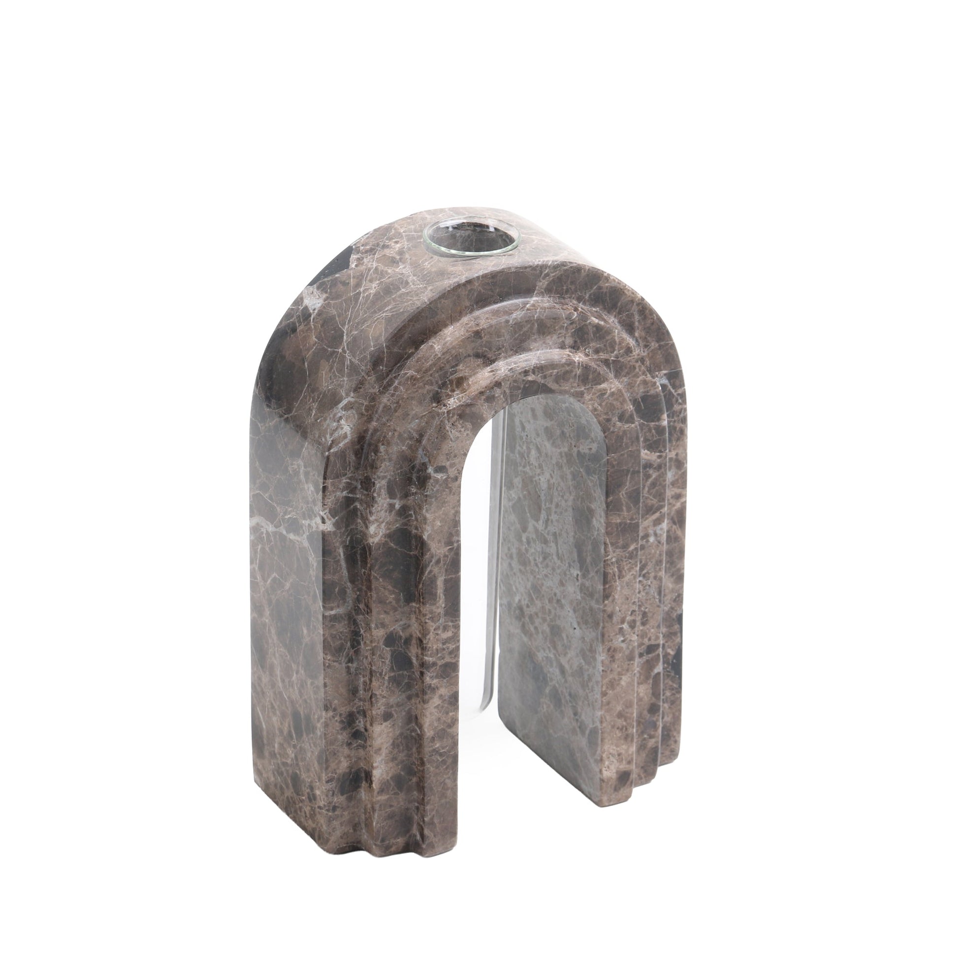 Marble Arch Vase - Dark Coffee