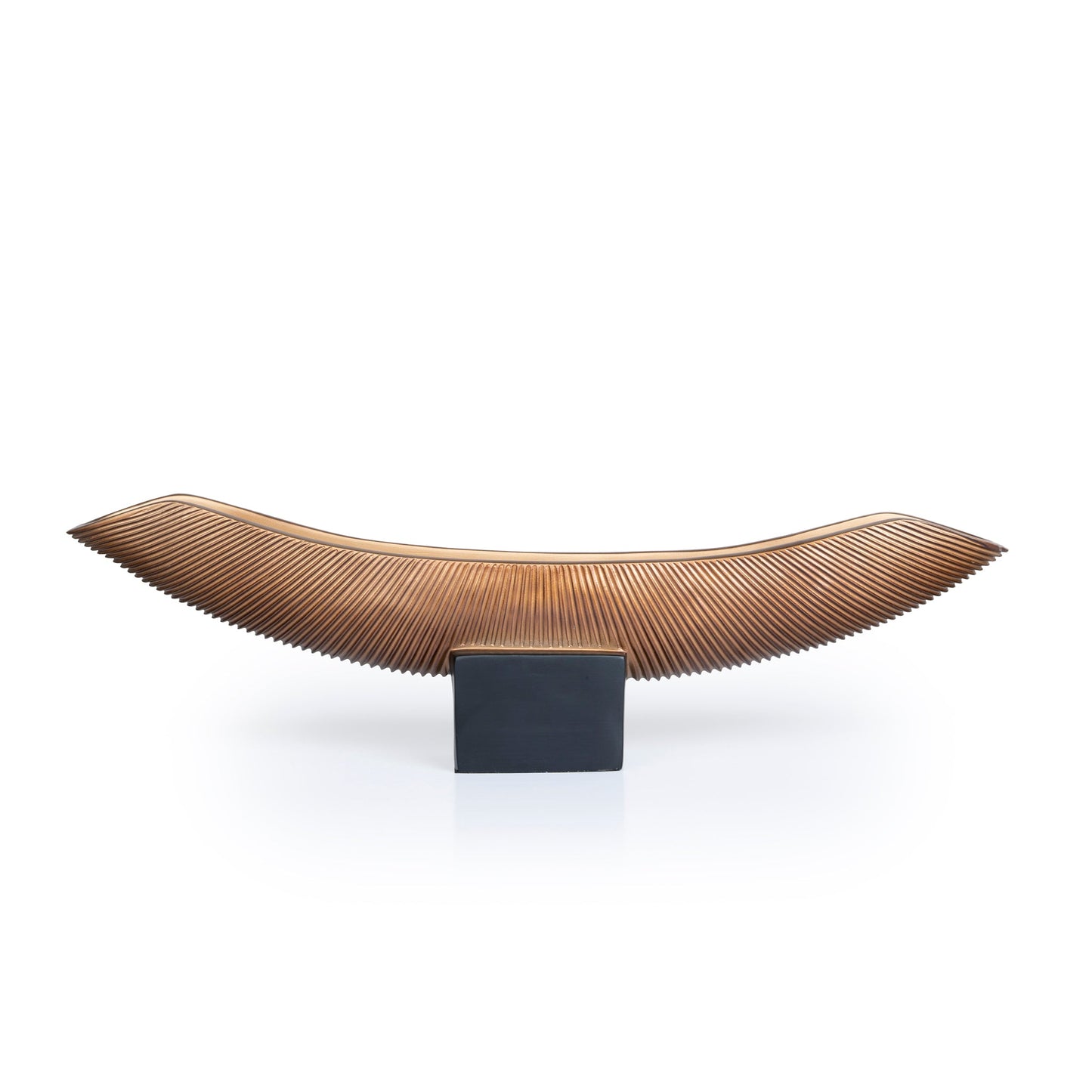 Decorative Boat Vase - Brown