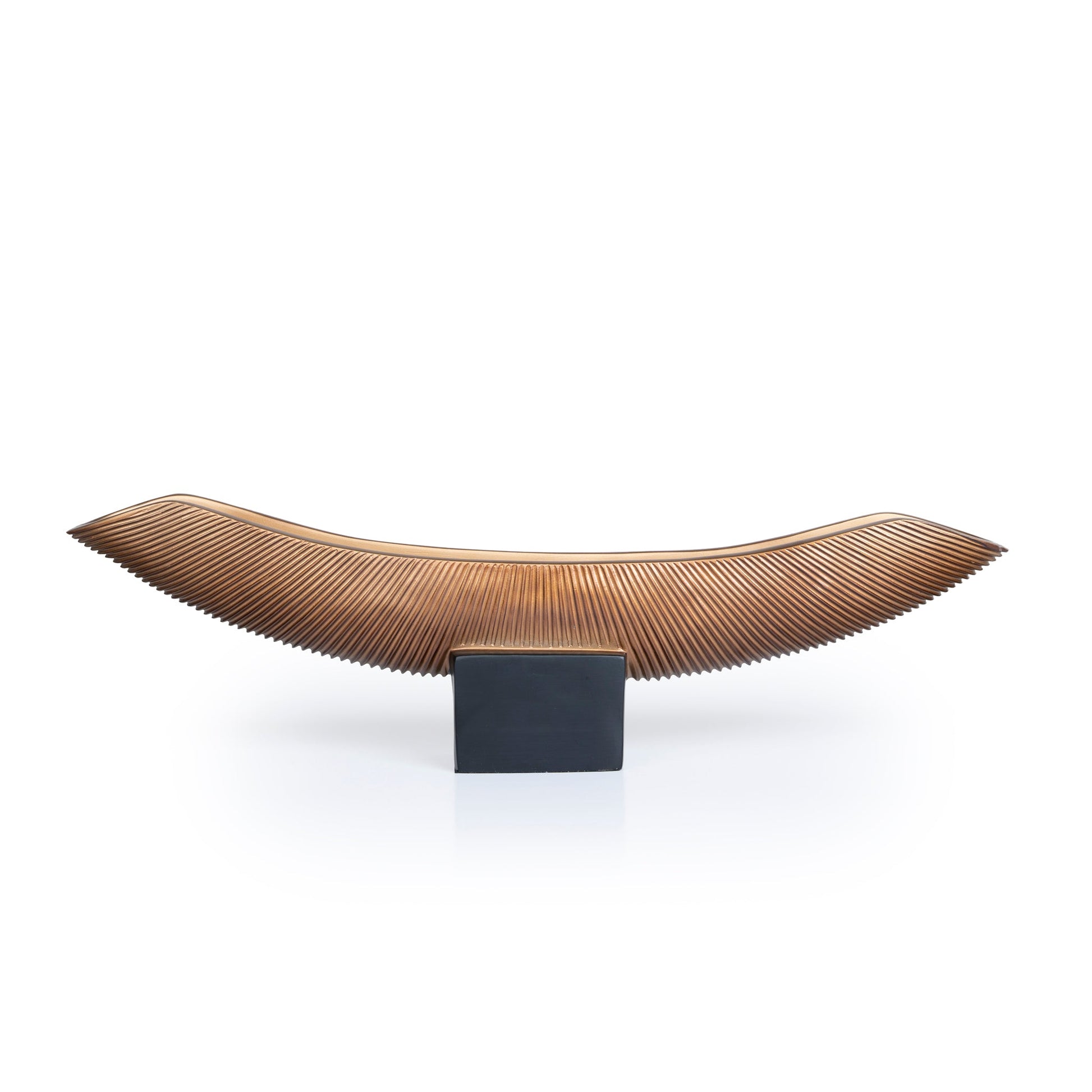 Decorative Boat Vase - Brown