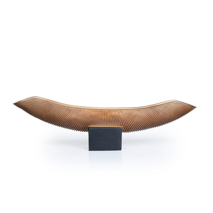 Decorative Boat Vase - Brown