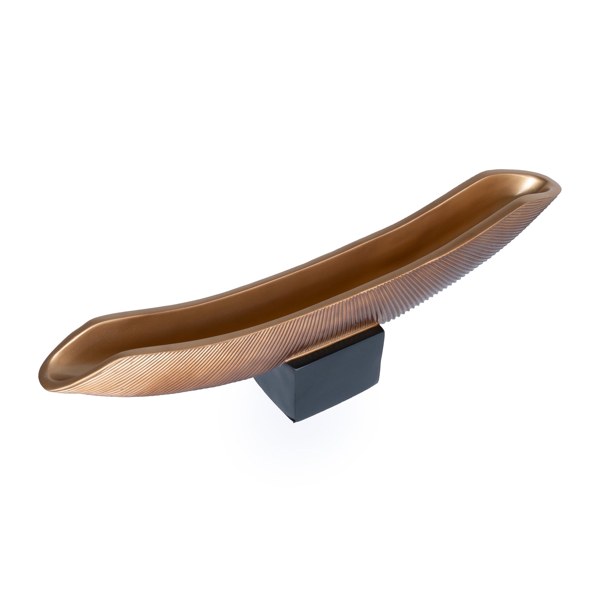 Decorative Boat Vase - Brown