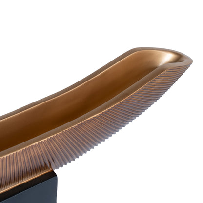 Decorative Boat Vase - Brown