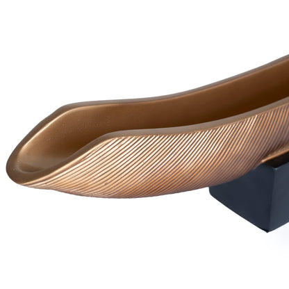 Decorative Boat Vase - Brown