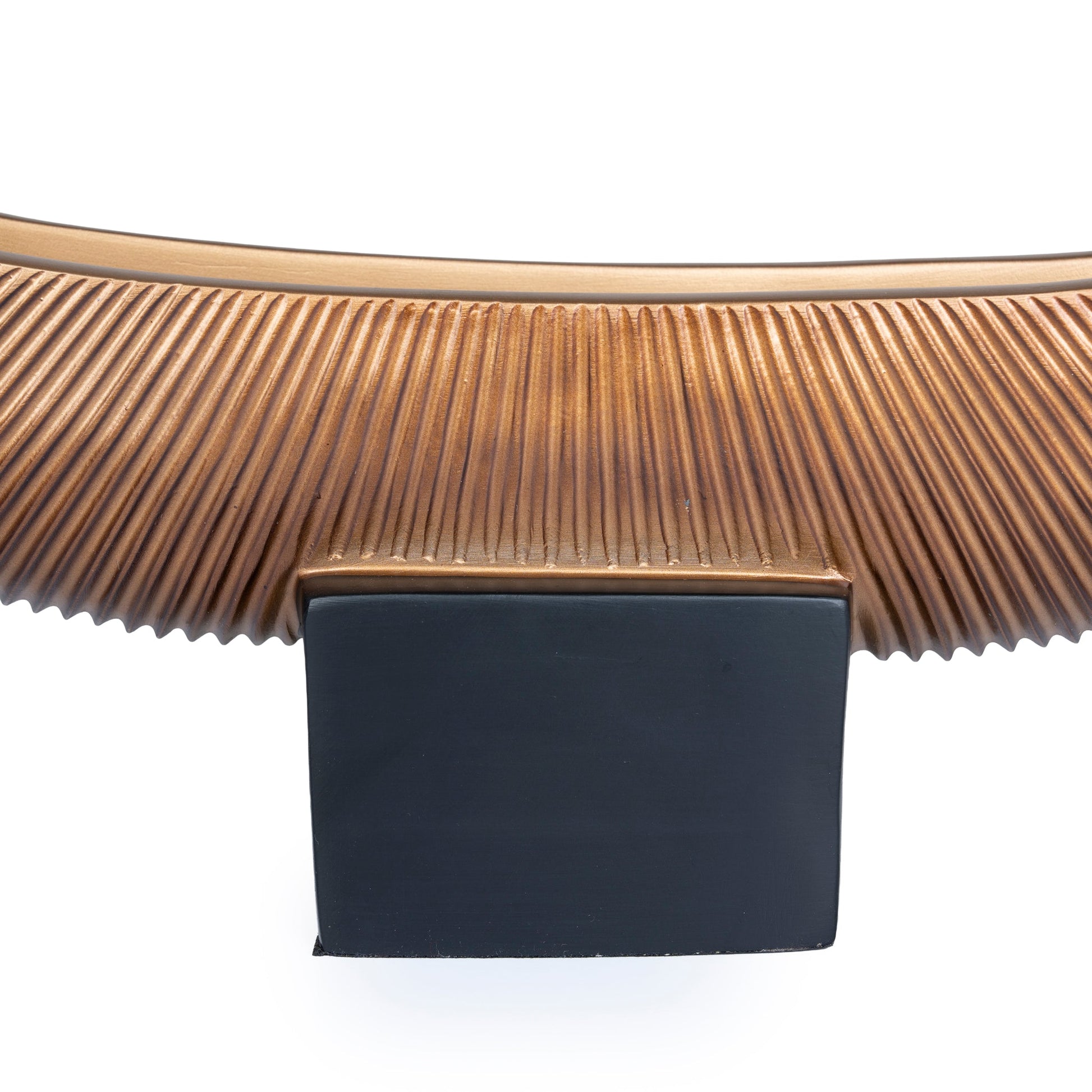 Decorative Boat Vase - Brown