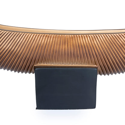 Decorative Boat Vase - Brown