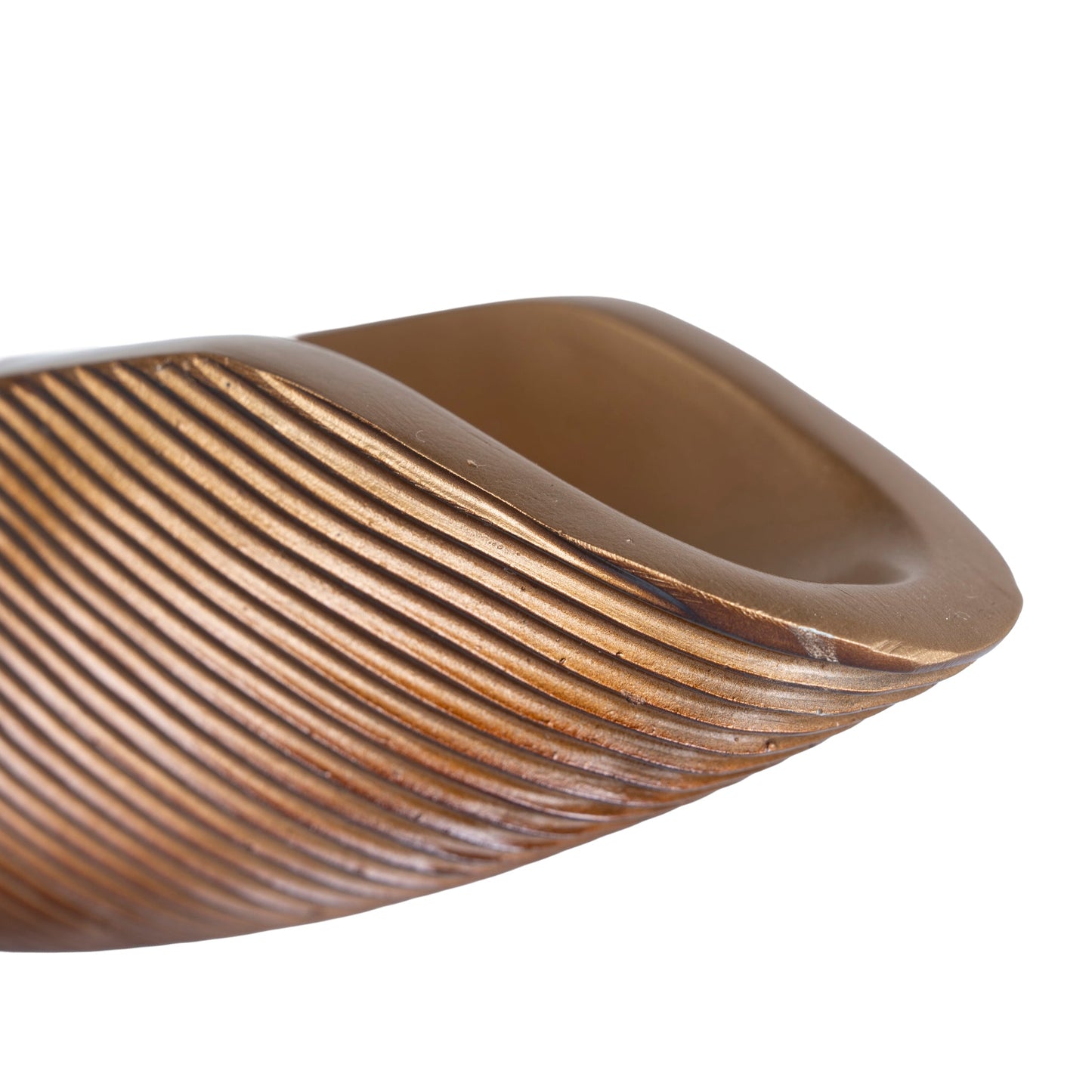 Decorative Boat Vase - Brown