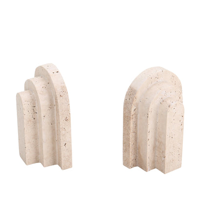 Stone Bookend - Beige