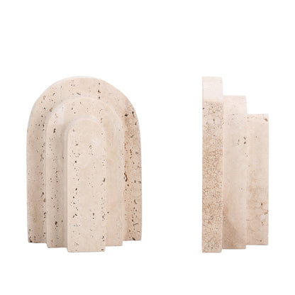 Stone Bookend - Beige