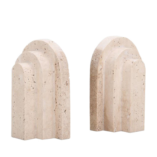 Stone Bookend - Beige