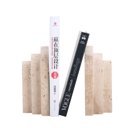 Stone Bookend - Beige
