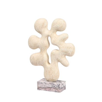 Organic Desktop Sculpture - Beige
