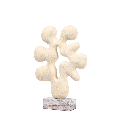 Organic Desktop Sculpture - Beige