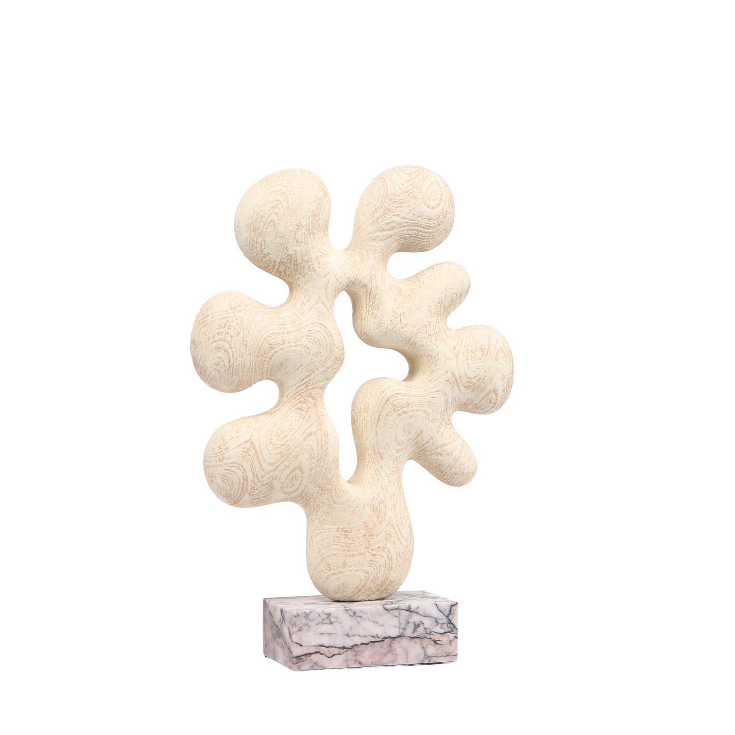 Organic Desktop Sculpture - Beige