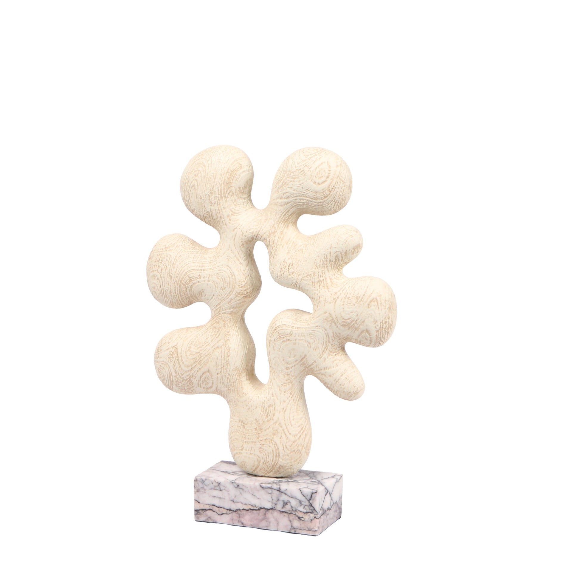Organic Desktop Sculpture - Beige