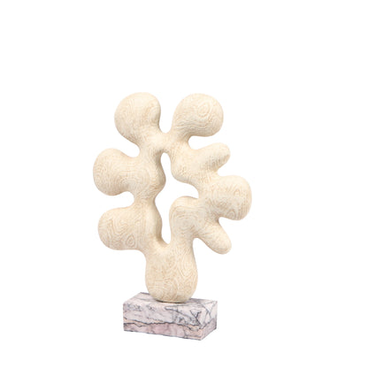 Organic Desktop Sculpture - Beige