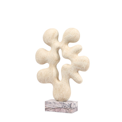 Organic Desktop Sculpture - Beige