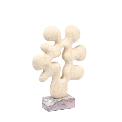 Organic Desktop Sculpture - Beige