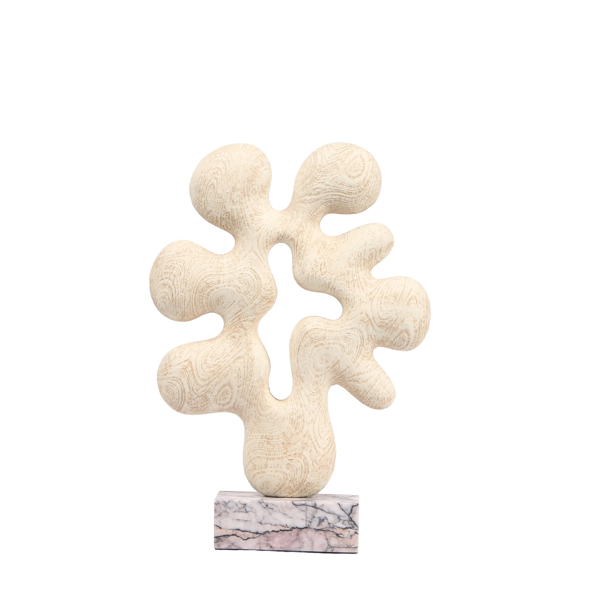 Organic Desktop Sculpture - Beige