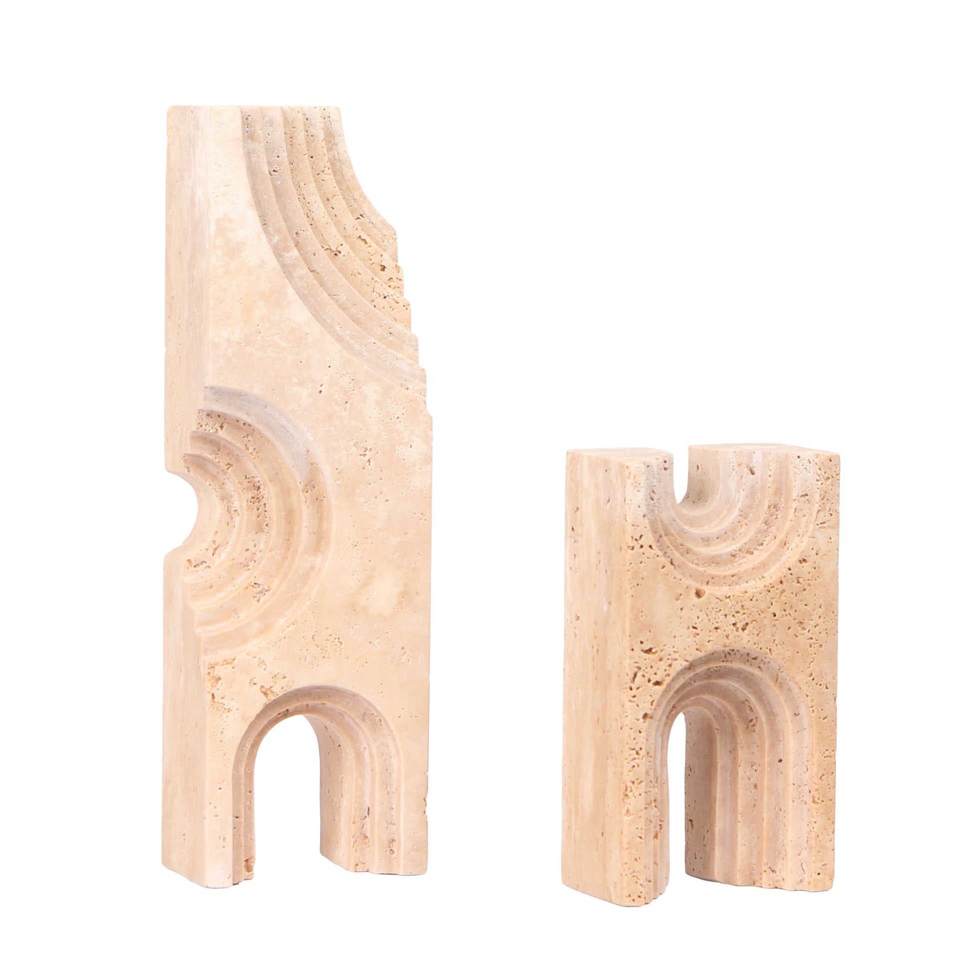 Carved Marble Sculpture - Beige
