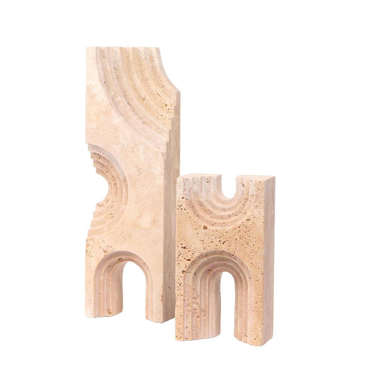 Carved Marble Sculpture - Beige