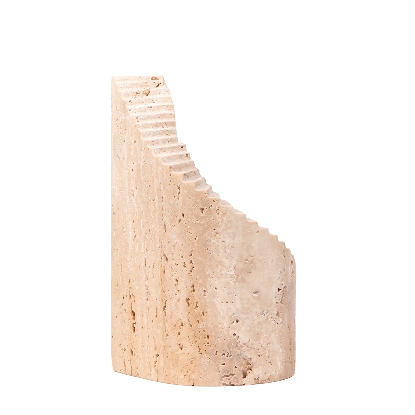 Step Marble Sculpture - Beige