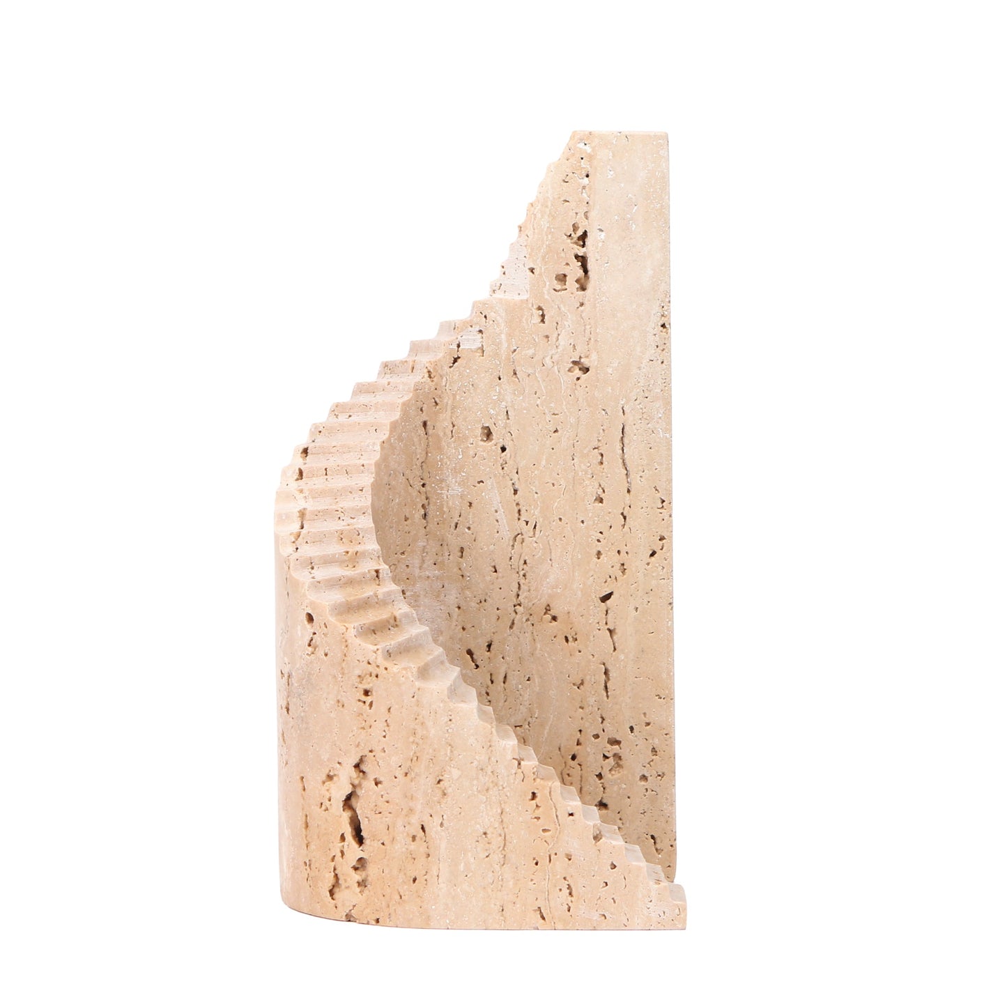 Step Marble Sculpture - Beige