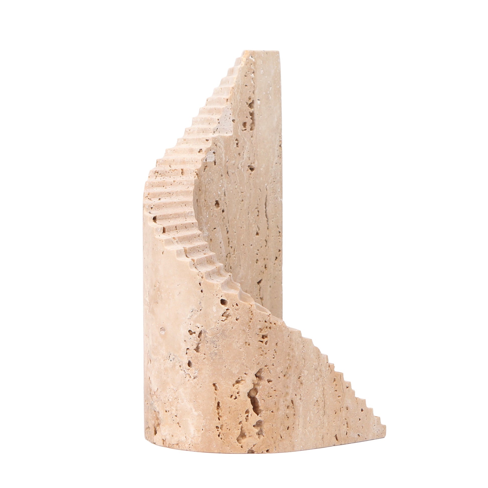 Step Marble Sculpture - Beige