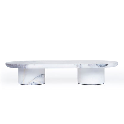 Natural Marble Tray - White