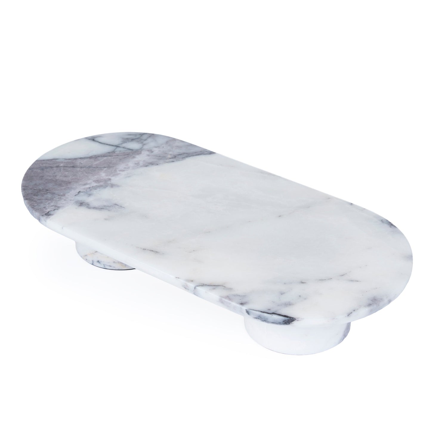 Natural Marble Tray - White