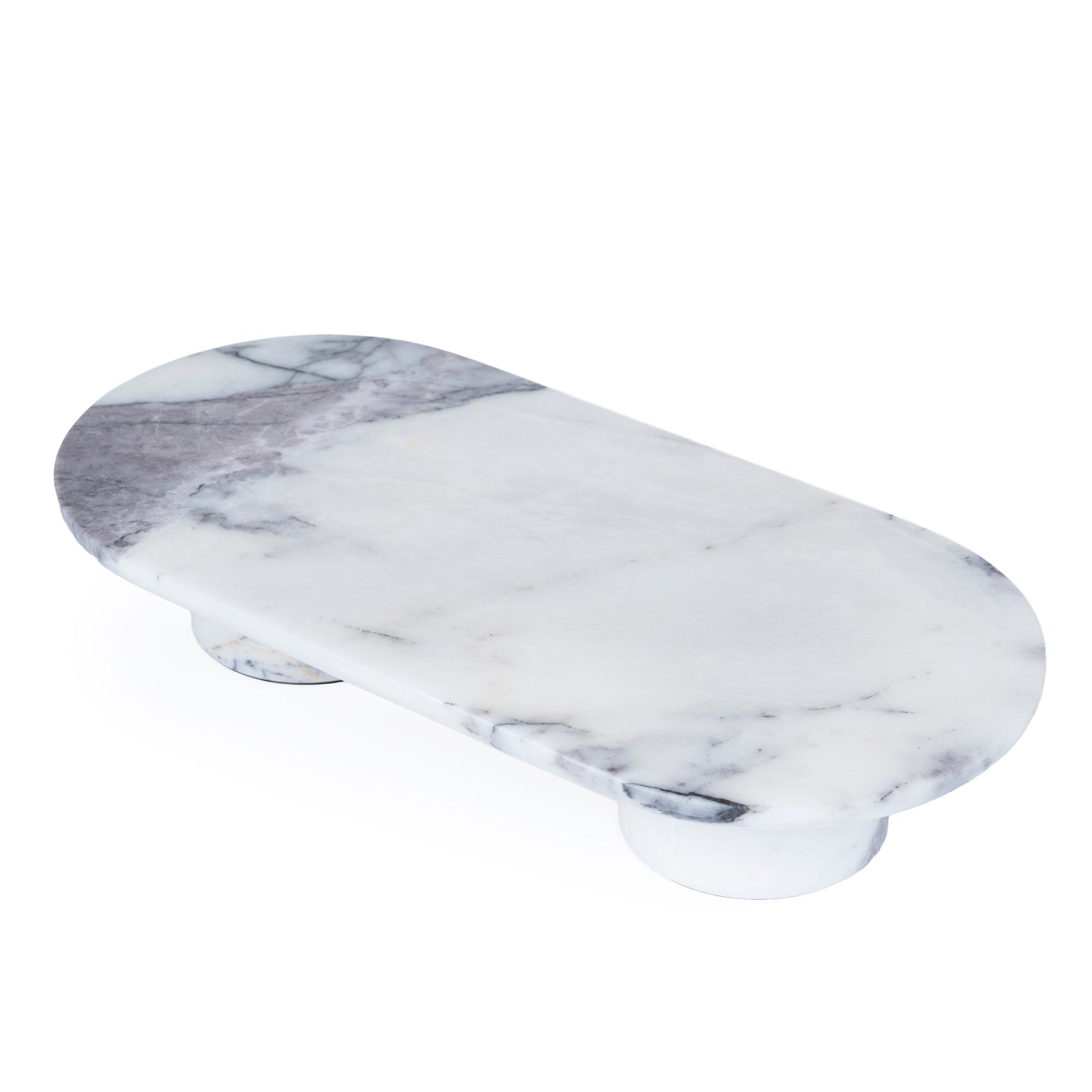 Natural Marble Tray - White